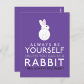 Seien Sie immer selbst, es sei denn, Sie können ei Postkarte (Vorne/Hinten)