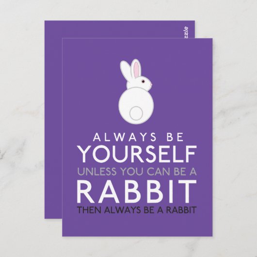 Seien Sie immer selbst, es sei denn, Sie können ei Postkarte (Vorne/Hinten)