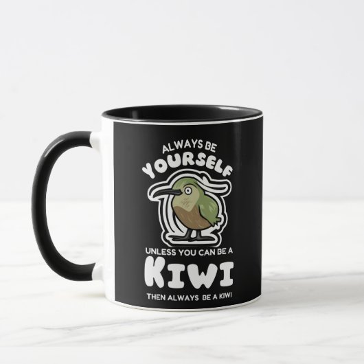 Seien Sie immer selbst Kiwi Sunset Tasse (Links)