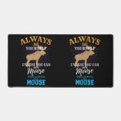 Seien Sie immer selbst, wenn Sie kein Elch-Geschen Schreibtischunterlage (Vorderseite)