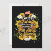 Seien Sie immer selbst, wenn Sie kein Flamingo sei Save The Date (Vorderseite)