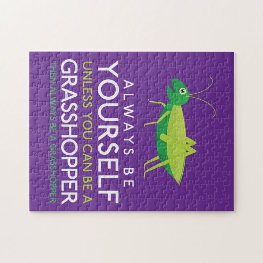 Seien Sie immer selbst, wenn Sie kein Grashüpfer s Puzzle (Horizontal)