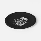 Seien Sie immer selbst, wenn Sie kein Rhino-Gesche Pappteller (Schrägansicht)