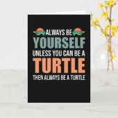 Seien Sie immer selbst, wenn Sie nicht eine Schild Karte (Gelbe Blume)