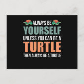 Seien Sie immer selbst, wenn Sie nicht eine Schild Postkarte (Vorderseite)