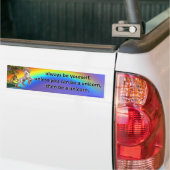 seien Sie immer sich - Autoaufkleber (Auf Lkw)
