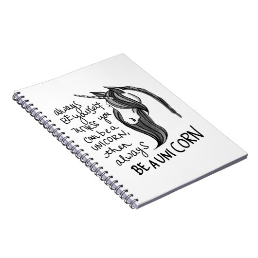 Seien Sie immer sich, es sei denn Sie ein Einhorn Notizblock (Rechte Seite)