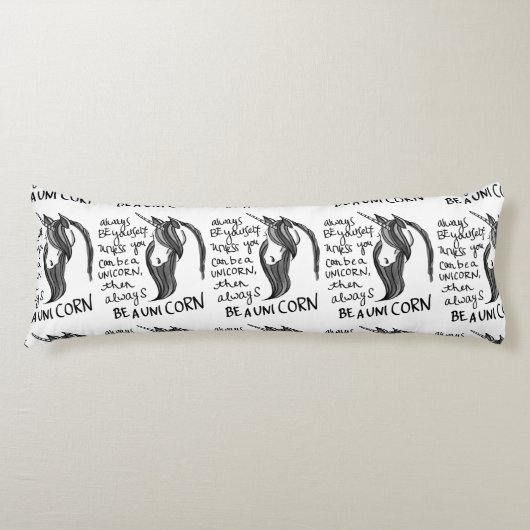 Seien Sie immer sich, es sei denn Sie ein Einhorn Seitenschläferkissen (Vorderseite)