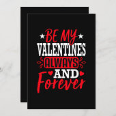 Seien Sie immer und für immer meine Werte Einladung (Vorne/Hinten)