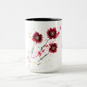 Seien Sie immer wahr, um Pfeffer und malen Sie Spr Tasse