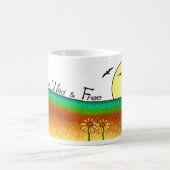 Seien Sie immer wild und frei Kaffeetasse (Mittel)
