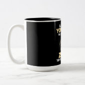 Seien Sie immer Zebra Animal Lover Zookeeper Lover Zweifarbige Tasse (Links)