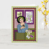 Seien Sie in der Gegenwart_A_Greeting Karte (Gelbe Blume)