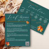 Seien Sie in der Liebe Aquamarine rustikale Hochze Begleitkarte