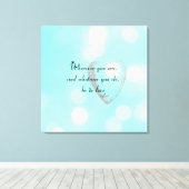 Seien Sie in Liebe Rumi Leinwanddruck (Insitu (Holzboden))