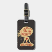 Seien Sie in Übereinstimmung mit selbst 2 Gepäckanhänger (Vorderseite vertikal)