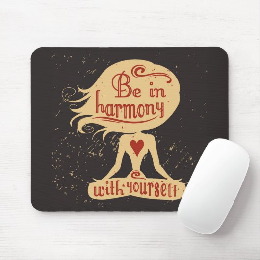 Seien Sie in Übereinstimmung mit selbst 2 Mousepad (Mit Mouse)