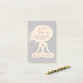 Seien Sie in Übereinstimmung mit selbst 2 Post-it Klebezettel (Auf Schreibtisch)