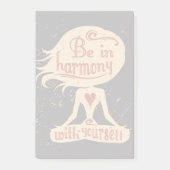 Seien Sie in Übereinstimmung mit selbst 2 Post-it Klebezettel (Vorderseite)