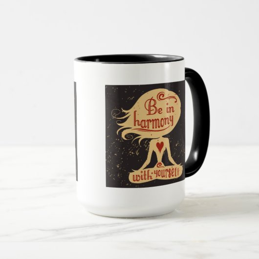 Seien Sie in Übereinstimmung mit selbst 2 Tasse (VorderseiteRechts)