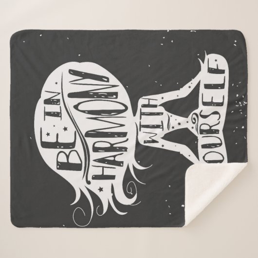 Seien Sie in Übereinstimmung mit selbst Sherpadecke (Vorderseite (Horizontal))