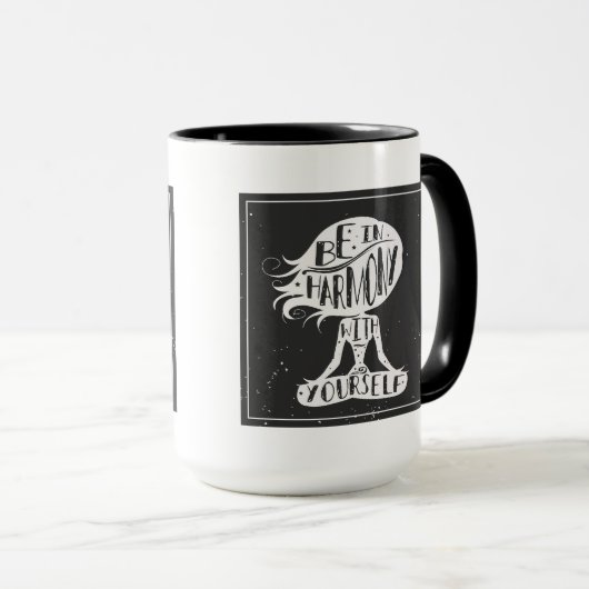 Seien Sie in Übereinstimmung mit selbst Tasse (VorderseiteRechts)