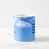 Seien Sie ist glänzend mutig Kaffeetasse (Mittel)