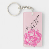 Seien Sie ist netter Aloha Schlüsselanhänger mutig (Vorderseite)