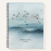 Seien Sie jetzt hier Journal Spiral Notebook Notizblock (Vorderseite)