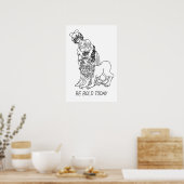 Seien Sie kalt heute - Motivierend Poster (Küche)