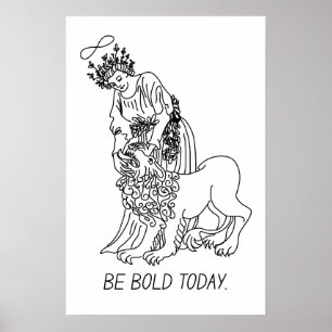 Seien Sie kalt heute - Motivierend Poster