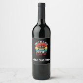Seien Sie kein "Drag Bottle Labels" Weinetikett (Vorderseite)