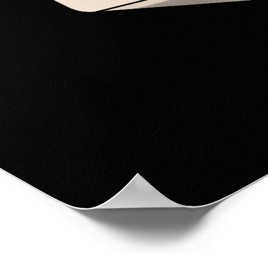 Seien Sie kein Esc Funny Keyboard Pun Dark BG Poster (Ecke)