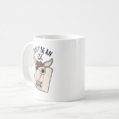 Seien Sie kein Esc Funny Keyboard Pun Kaffeetasse (Vorderseite Links)