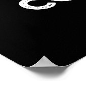 Seien Sie keine Kontrolle Feigenfruchtpun Dark BG Poster (Ecke)