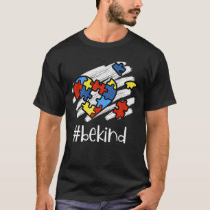 Seien Sie Kind Autismus Bewusstsein Herz Puzzle St T-Shirt