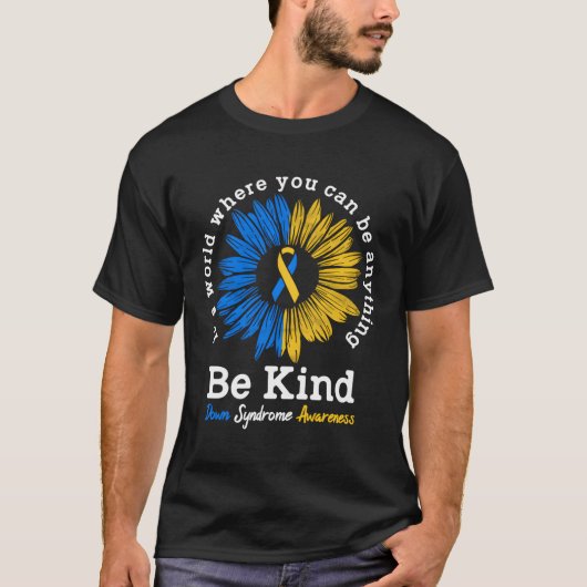 Seien Sie Kind-Down-Syndrom T-Shirt (Vorderseite)