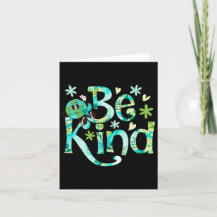 Seien Sie Kind Earth Day Motheer Earth Birthday Karte