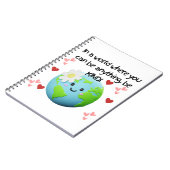 Seien Sie Kind Earth Teacher Notebook Notizblock (Linke Seite)