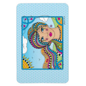 Seien Sie Kind_Flexible Magnet 6" x 4" (Vertikal)