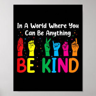 Seien Sie Kind Männer, Kinder des Autismus Poster