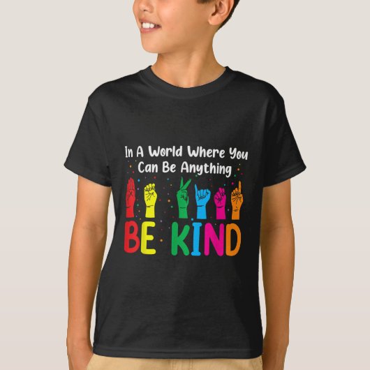 Seien Sie Kind Männer, Kinder des Autismus T-Shirt (Vorderseite)
