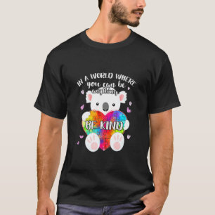 Seien Sie Kind Puzzle Koala Autismus Sensibilisier T-Shirt