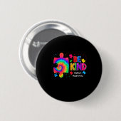 Seien Sie Kind Puzzlestücke Gefärbte Krawatte Nied Button (Vorne & Hinten)