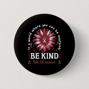 Seien Sie Kind Sonnenblumen Sichelzellenkrieger Bu Button