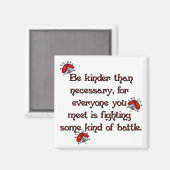 Seien Sie Kinder Magnet (Vorderseite/Rückseite)