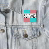 Seien Sie krasser quadratischer Knopf Button (Beispiel)