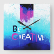 Seien Sie kreativ in Aqua Magenta White