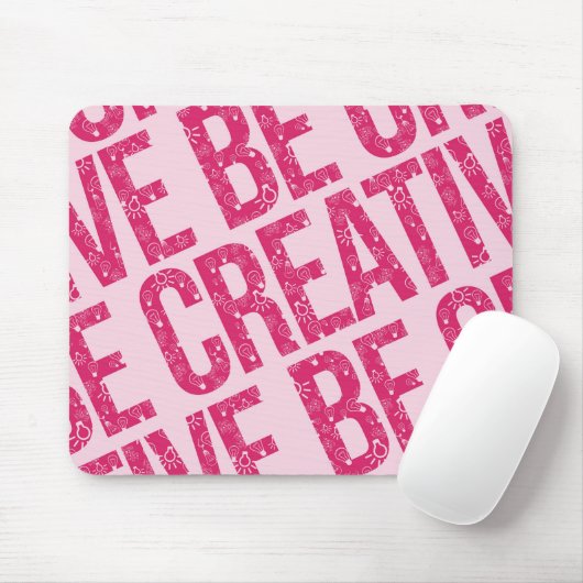 Seien Sie kreative Muster Word Art Beispiele Muste Mousepad (Mit Mouse)