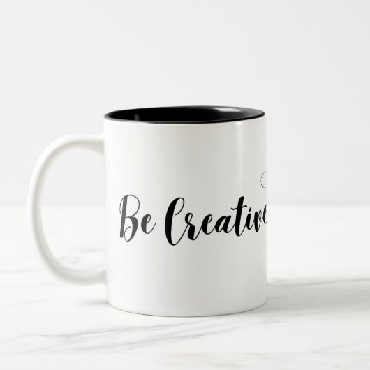 Seien Sie kreative Tasse (Links)